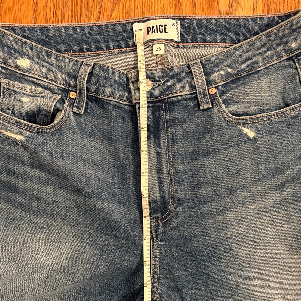 Paige Collette Crop Denim Jeans Size 28 - Picture 4 of 7